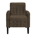 Kit 02 Poltronas Decorativas Luiza Veludo Cores - Ds Estofado