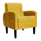 Kit 02 Poltronas Decorativas Luiza Veludo Cores - Ds Estofado