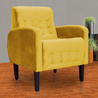 Kit 02 Poltronas Decorativas Luiza Veludo Cores - Ds Estofado