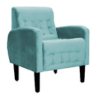 Kit 02 Poltronas Decorativas Luiza Veludo Cores - Ds Estofado