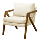 Kit 02 Poltronas Decorativas Madeira Maciça Super Luxo Mona -