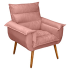 Kit 02 Poltronas Decorativas Modernas Sala E Recepção Monza P