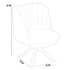 Kit 02 Poltronas Decorativas Munique D02 Base Giratória De Ma