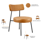 Kit 02 Poltronas Decorativas Para Sala De Estar Base Fixa Lon