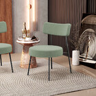 Kit 02 Poltronas Decorativas Para Sala De Estar Base Fixa Lon