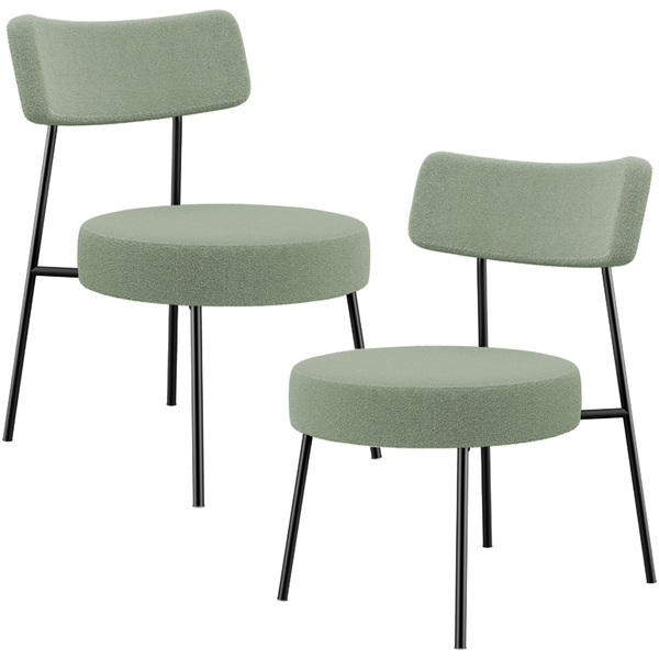 Kit 02 Poltronas Decorativas Para Sala De Estar Base Fixa Lon