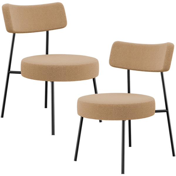 Kit 02 Poltronas Decorativas Para Sala De Estar Base Fixa Lon