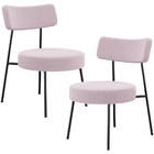 Kit 02 Poltronas Decorativas Para Sala De Estar Base Fixa Lon