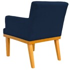 Kit 02 Poltronas Decorativas Para Sala De Estar Base Mel Beat