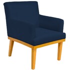 Kit 02 Poltronas Decorativas Para Sala De Estar Base Mel Beat