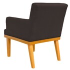 Kit 02 Poltronas Decorativas Para Sala De Estar Base Mel Beat