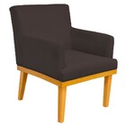 Kit 02 Poltronas Decorativas Para Sala De Estar Base Mel Beat