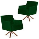 Kit 02 Poltronas Decorativas Para Sala De Estar Diva D02 Tres