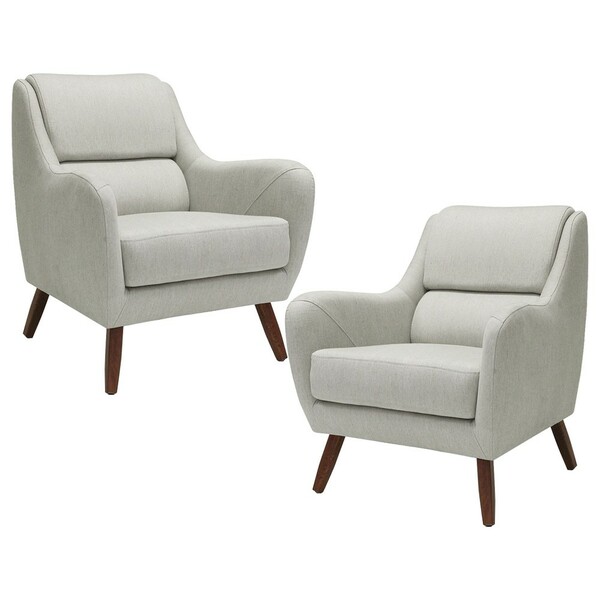 Kit 02 Poltronas Decorativas Para Sala De Estar E Recepção Go