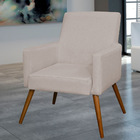 Kit 02 Poltronas Decorativas Para Sala De Estar E Recepção Ma