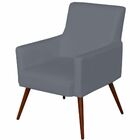 Kit 02 Poltronas Decorativas Para Sala De Estar E Recepção Ma