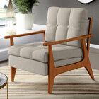 Kit 02 Poltronas Decorativas Para Sala De Estar Encosto Ripad