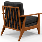 Kit 02 Poltronas Decorativas Para Sala De Estar Encosto Ripad