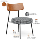 Kit 02 Poltronas Decorativas Para Sala De Estar Fixa Londres