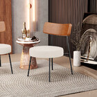 Kit 02 Poltronas Decorativas Para Sala De Estar Fixa Londres