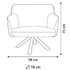 Kit 02 Poltronas Decorativas Para Sala De Estar Jade D02 Velu