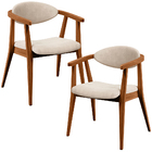 Kit 02 Poltronas Decorativas Para Sala De Estar Jantar Cecíli