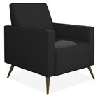 Kit 02 Poltronas Decorativas Para Sala De Estar Pés Palito Li