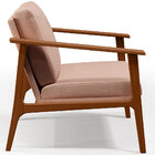 Kit 02 Poltronas Decorativas Para Sala De Estar Petra B04 Lin