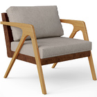 Kit 02 Poltronas Decorativas Para Sala De Estar Pietra L02 Co