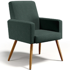 Kit 02 Poltronas Decorativas Para Sala Estar Maria W01 Pés Pa