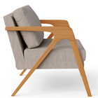 Kit 02 Poltronas Decorativas Para Sala Estar Pietra Estrutura