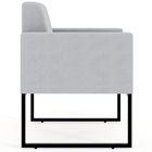 Kit 02 Poltronas Decorativas Para Sala Recepção Base Fixa De