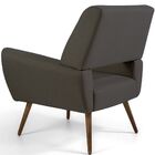 Kit 02 Poltronas Decorativas Pés Palito Sala De Estar Roma Po