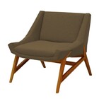 Kit 02 Poltronas Decorativas Sala De Estar Annecy Linho Marro