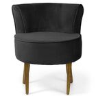 Kit 02 Poltronas Decorativas Sala De Estar Base De Madeira Ay