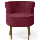 Kit 02 Poltronas Decorativas Sala De Estar Base De Madeira Ay