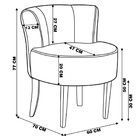 Kit 02 Poltronas Decorativas Sala De Estar Base De Madeira Ay