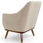 Kit 02 Poltronas Decorativas Sala De Estar Base De Madeira Ra