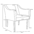 Kit 02 Poltronas Decorativas Sala De Estar Beta Tressê Pu Sin