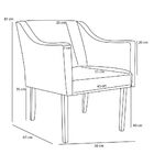 Kit 02 Poltronas Decorativas Sala De Estar Beta Veludo Preto