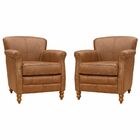 Kit 02 Poltronas Decorativas Sala De Estar Brunei Pés Madeira