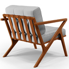 Kit 02 Poltronas Decorativas Sala De Estar Com Cintas De Cora