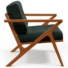 Kit 02 Poltronas Decorativas Sala De Estar Com Cintas De Cora