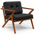 Kit 02 Poltronas Decorativas Sala De Estar Com Cintas De Cora