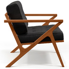 Kit 02 Poltronas Decorativas Sala De Estar Com Cintas De Cora