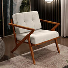 Kit 02 Poltronas Decorativas Sala De Estar Com Cintas De Cora