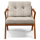 Kit 02 Poltronas Decorativas Sala De Estar Com Cintas De Cora