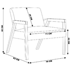 Kit 02 Poltronas Decorativas Sala De Estar Dux Com Detalhe Em