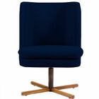 Kit 02 Poltronas Decorativas Sala De Estar Giratória Xis Mega