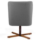 Kit 02 Poltronas Decorativas Sala De Estar Giratória Xis Mega